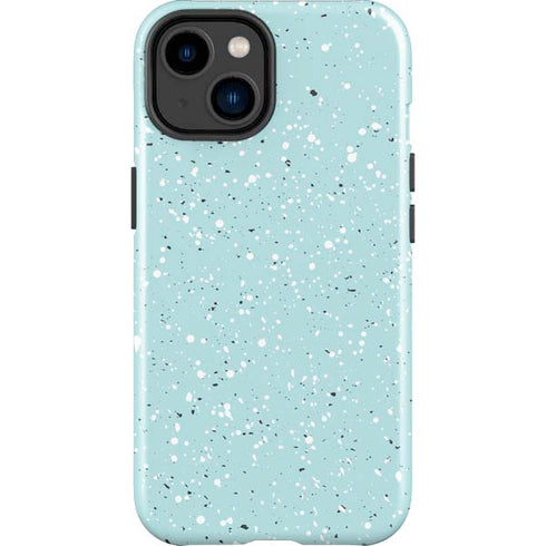 Mint Speckled iPhone 15 Plus Impact Case