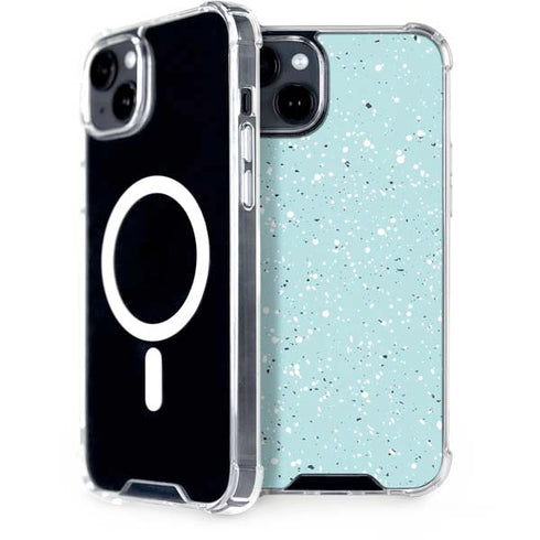 Mint Speckled iPhone 15 Plus MagSafe Case