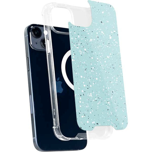 Mint Speckled iPhone 14 Plus MagSafe Case