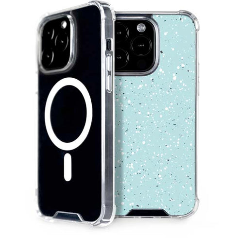 Mint Speckled iPhone 15 Pro MagSafe Case
