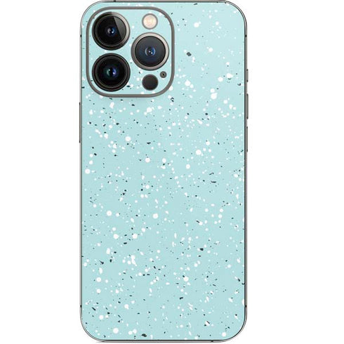 Mint Speckled iPhone 14 Pro Skin