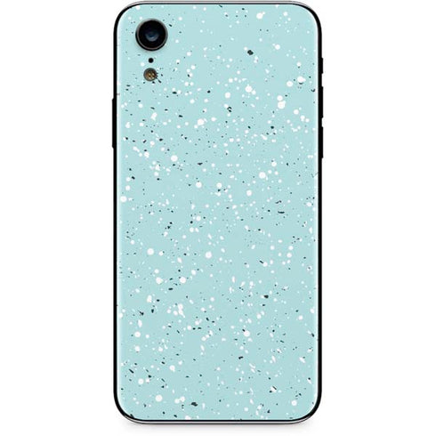 Mint Speckled iPhone XR Skin