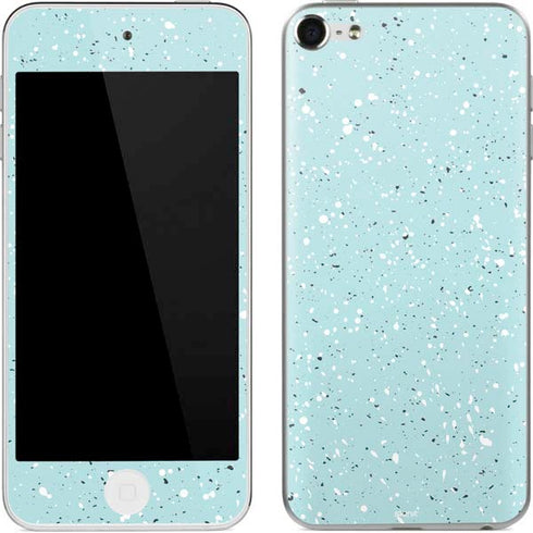 Mint Speckled Apple iPod Skin