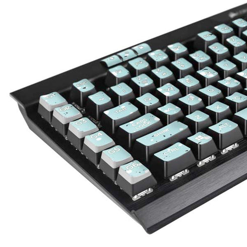Mint Speckled K95 RGB PLATINUM Mechanical Gaming Keyboard Skin