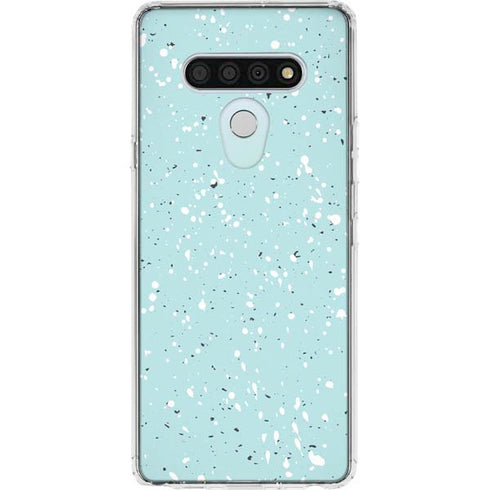 Mint Speckled LG Stylo 6 Clear Case