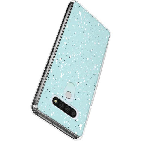Mint Speckled LG Stylo 6 Clear Case
