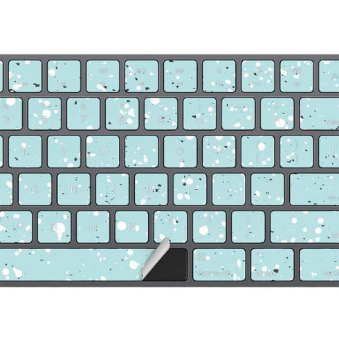 Mint Speckled Magic Keyboard with Numeric Keypad Skin