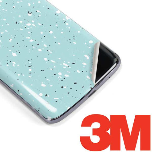 Mint Speckled Moto E5 Plus Skin