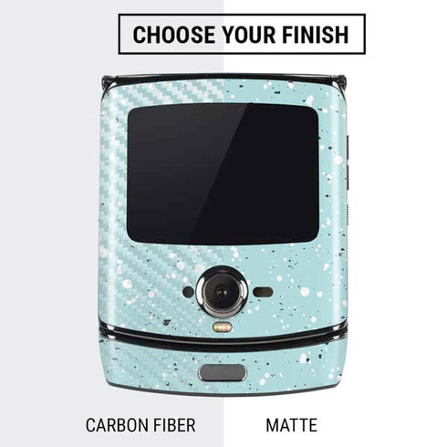 Mint Speckled Motorola RAZR Skin