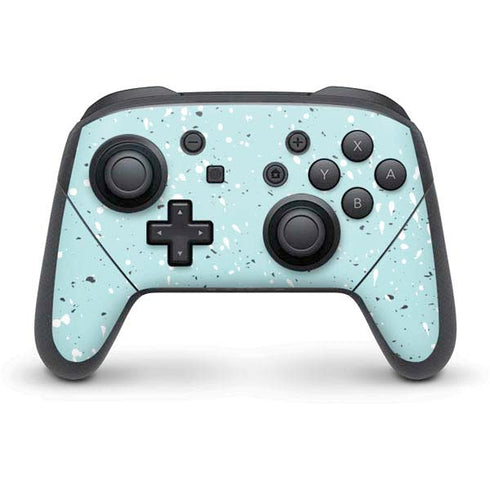 Mint Speckled Nintendo Switch Pro Controller Skin