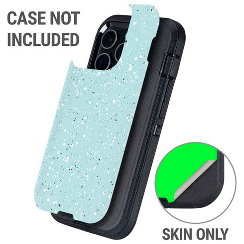 Mint Speckled Otterbox Defender iPhone Skin
