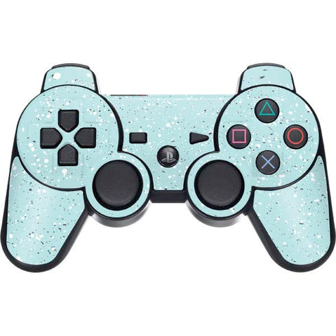 Mint Speckled PS3 Dual Shock wireless controller Skin