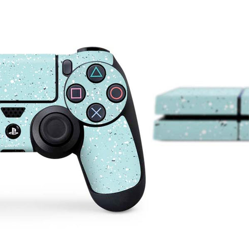 Mint Speckled PS4 Console and Controller Bundle Skin
