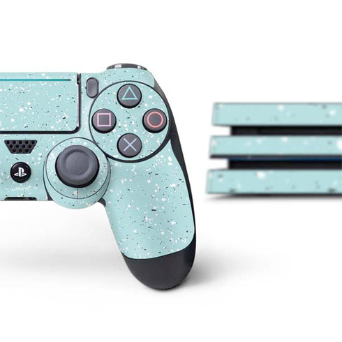Mint Speckled PS4 Pro Bundle Skin