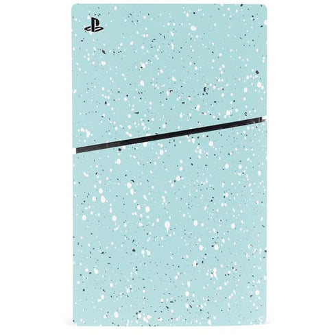 Mint Speckled PS5 Slim Disk Bundle Skin