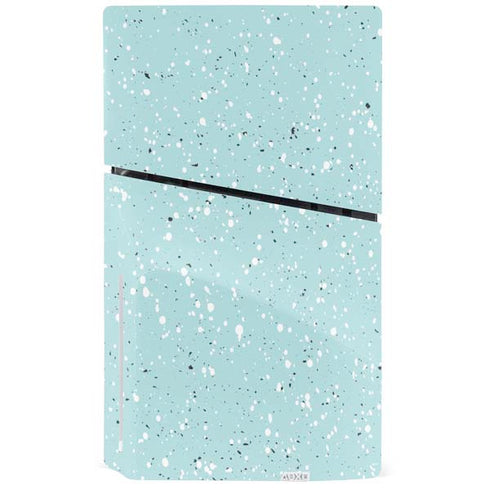 Mint Speckled PS5 Slim Disk Bundle Skin
