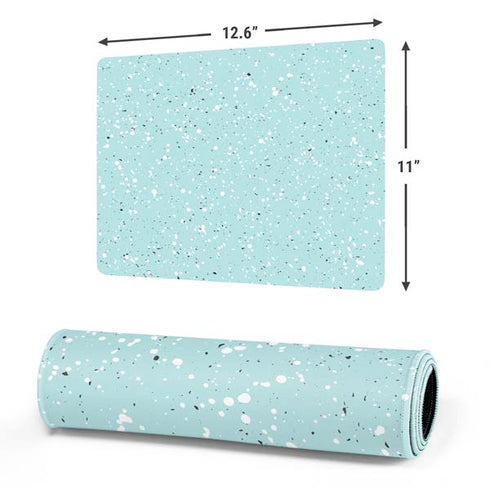 Mint Speckled Gaming Mouse Pad