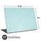 Mint Speckled Universal Laptop 17in (13.8 x 10in) Skin