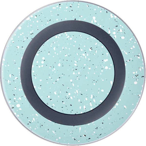 Mint Speckled Wireless Charger Skin