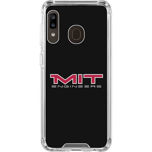 Massachusetts Institute of Technology MIT Engineers Black Galaxy A30 Clear Case