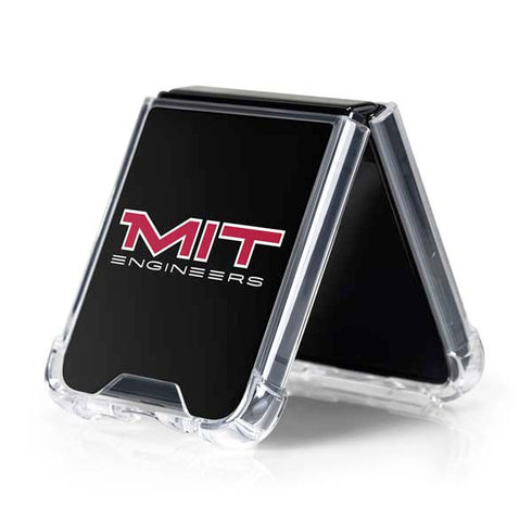 Massachusetts Institute of Technology MIT Engineers Black Galaxy Z Flip5 5G Clear Case