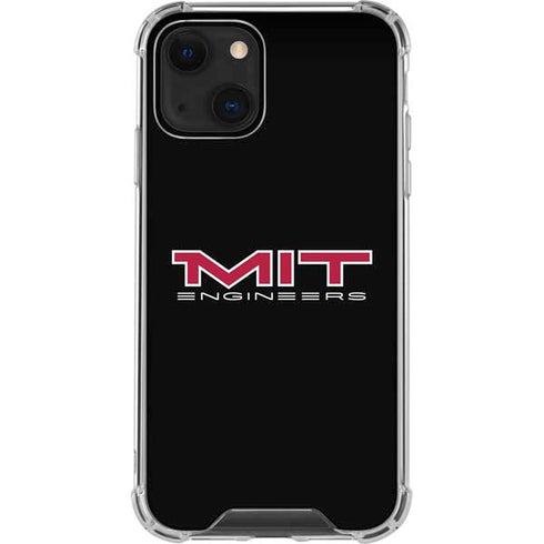 Massachusetts Institute of Technology MIT Engineers Black iPhone 14 Plus Clear Case