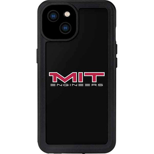 Massachusetts Institute of Technology MIT Engineers Black iPhone 15 Plus Waterproof Case