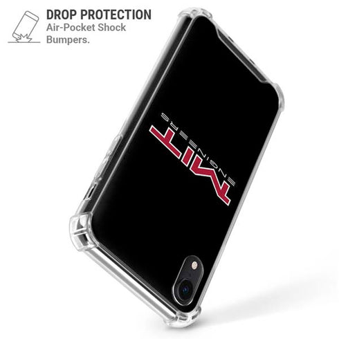 Massachusetts Institute of Technology MIT Engineers Black iPhone XR Clear Case