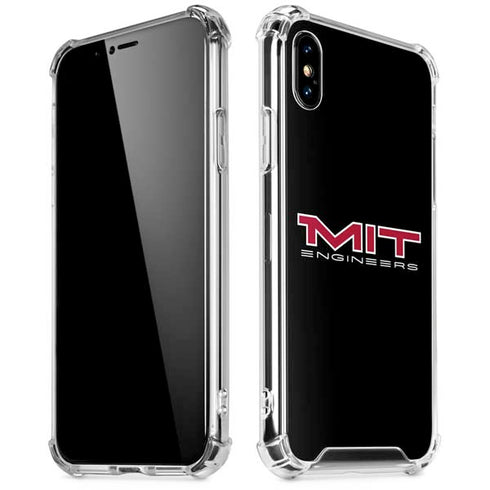 Massachusetts Institute of Technology MIT Engineers Black iPhone XS Max Clear Case