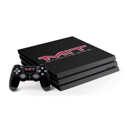 Massachusetts Institute of Technology MIT Engineers Black PS4 Pro Bundle Skin