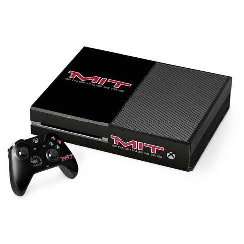 Massachusetts Institute of Technology MIT Engineers Black Xbox One Console and Controller Bundle Skin