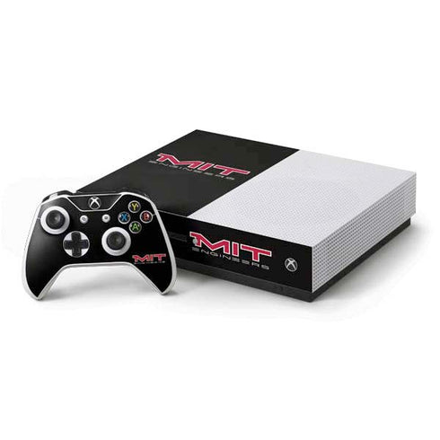 Massachusetts Institute of Technology MIT Engineers Black Xbox One S Console and Controller Bundle Skin