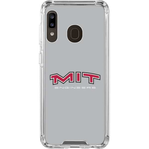 Massachusetts Institute of Technology MIT Engineers Grey Galaxy A30 Clear Case