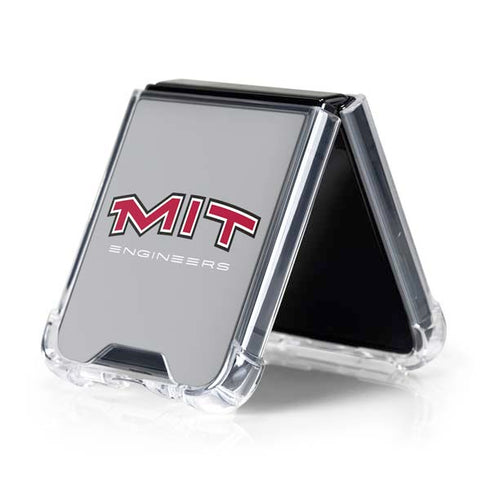 Massachusetts Institute of Technology MIT Engineers Grey Galaxy Z Flip5 5G Clear Case