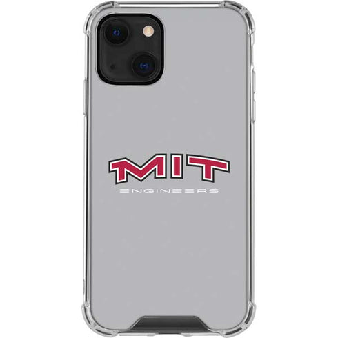 Massachusetts Institute of Technology MIT Engineers Grey iPhone 14 Plus Clear Case