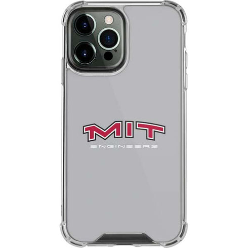 Massachusetts Institute of Technology MIT Engineers Grey iPhone 15 Pro Max Clear Case