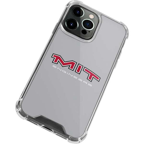 Massachusetts Institute of Technology MIT Engineers Grey iPhone 15 Pro Max Clear Case