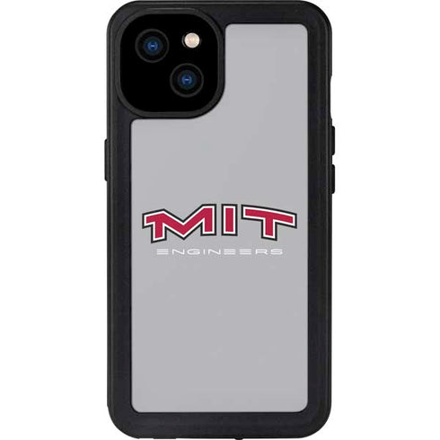 Massachusetts Institute of Technology MIT Engineers Grey iPhone 15 Plus Waterproof Case
