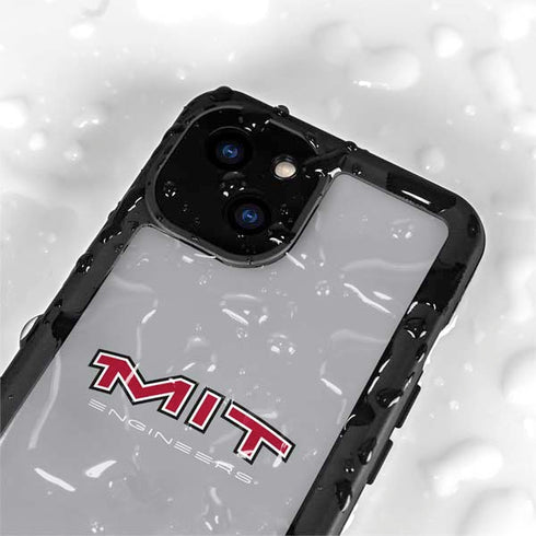 Massachusetts Institute of Technology MIT Engineers Grey iPhone 15 Plus Waterproof Case