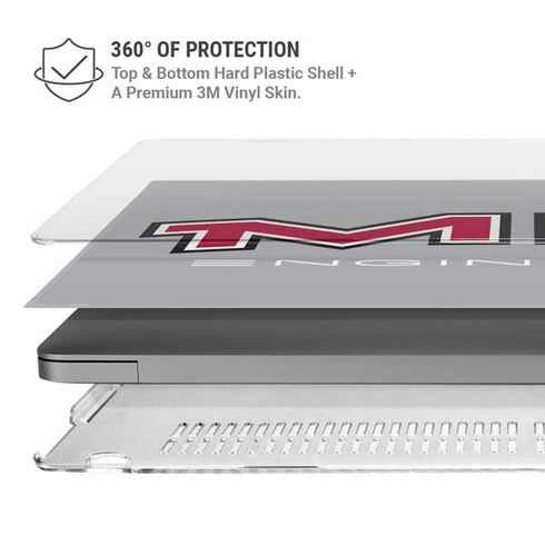Massachusetts Institute of Technology MIT Engineers Grey MacBook Pro 16in (2021-25) Case plus Skin