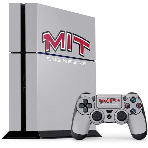 Massachusetts Institute of Technology MIT Engineers Grey PS4 Console and Controller Bundle Skin