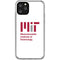 Massachusetts Institute of Technology MIT Logo iPhone 11 Pro Clear Case