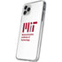 Massachusetts Institute of Technology MIT Logo iPhone 11 Pro Clear Case