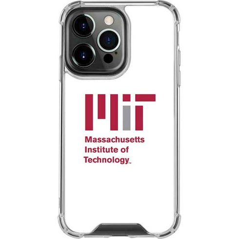 Massachusetts Institute of Technology MIT Logo iPhone 14 Pro Clear Case