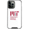 Massachusetts Institute of Technology MIT Logo iPhone 15 Pro Max Clear Case