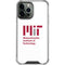 Massachusetts Institute of Technology MIT Logo iPhone 14 Pro Max Clear Case