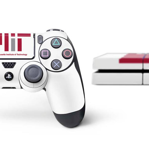 Massachusetts Institute of Technology MIT Logo PS4 Console and Controller Bundle Skin
