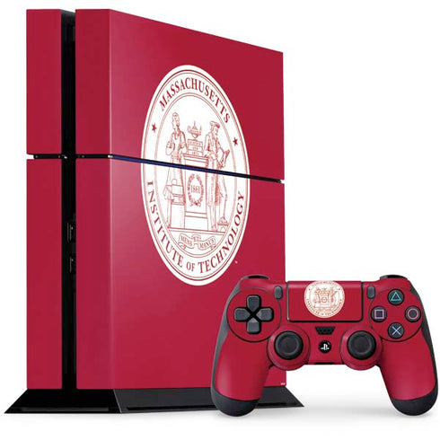 Massachusetts Institute of Technology MIT Seal PS4 Console and Controller Bundle Skin