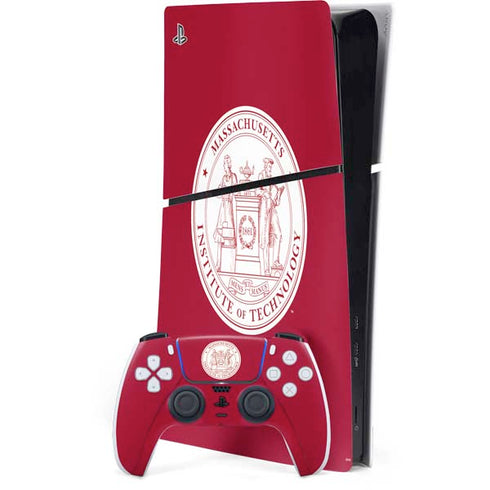 Massachusetts Institute of Technology MIT Seal PS5 Slim Digital Edition Bundle Skin