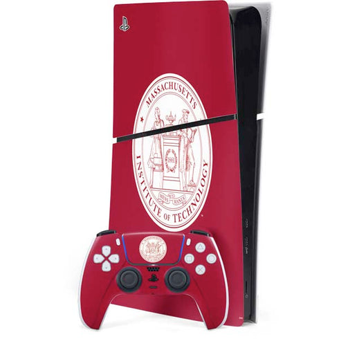 Massachusetts Institute of Technology MIT Seal PS5 Slim Digital Edition Console Skin